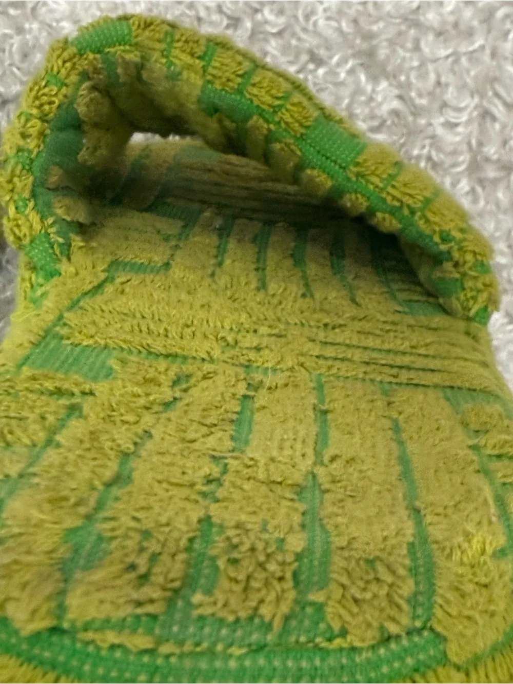 Bottega Veneta Men's Resort Intreccio Jacquard Slide Sandals parakeet/ kiwi